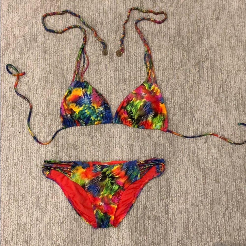 Luli fama size XL top and M bottom bikini